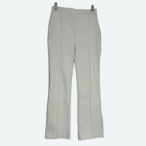 LOFT high waisted white dress pants